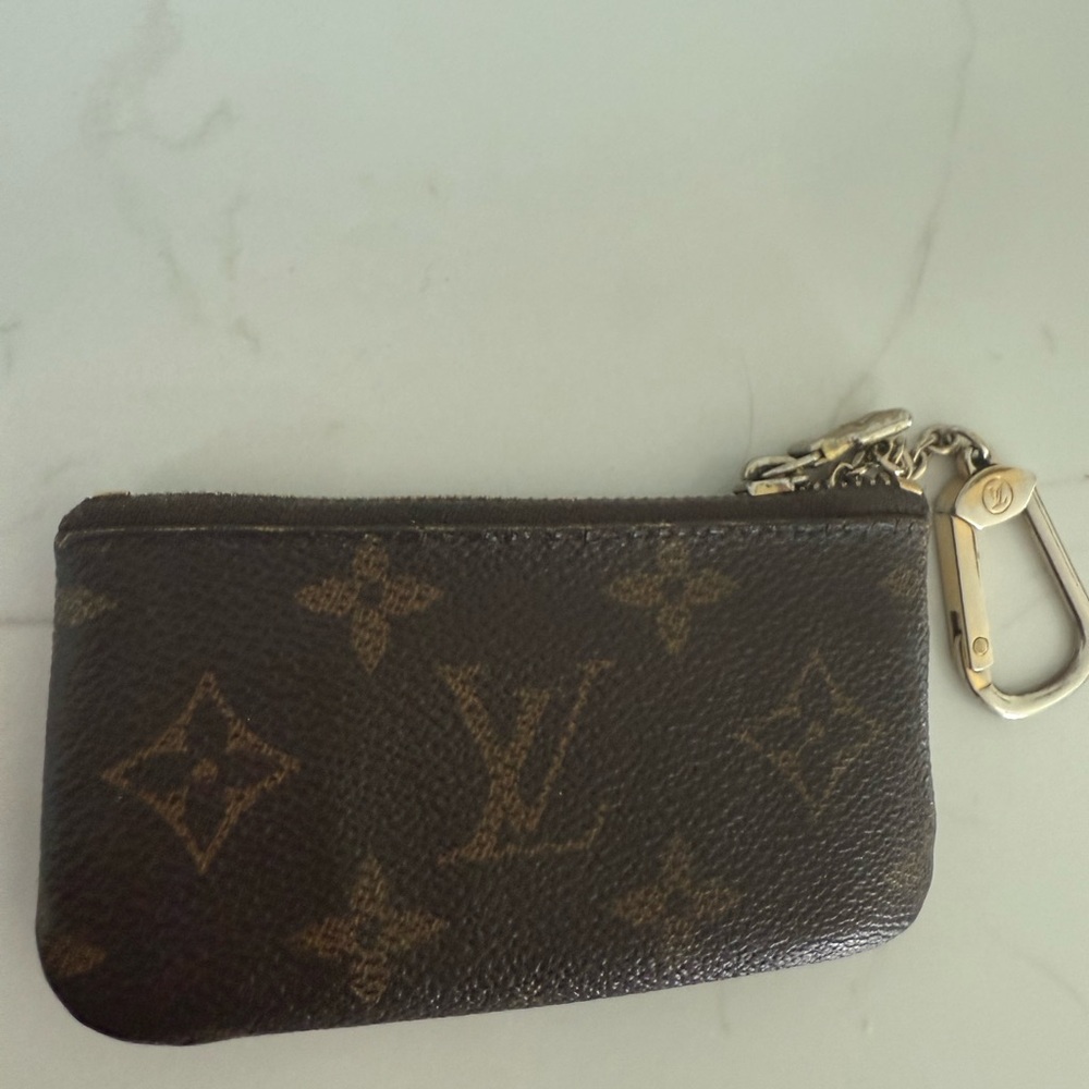 Louis Vuitton Monogram Brown Key Pouch